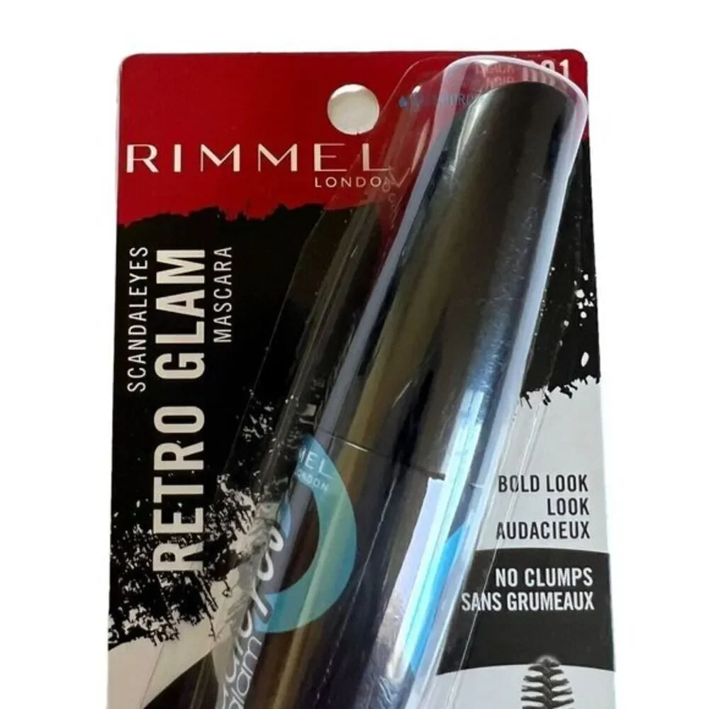 RIMMEL‎ LONDON Scandaleyes RETRO GLAM Mascara Waterproof / hydrofuge 001 Black
